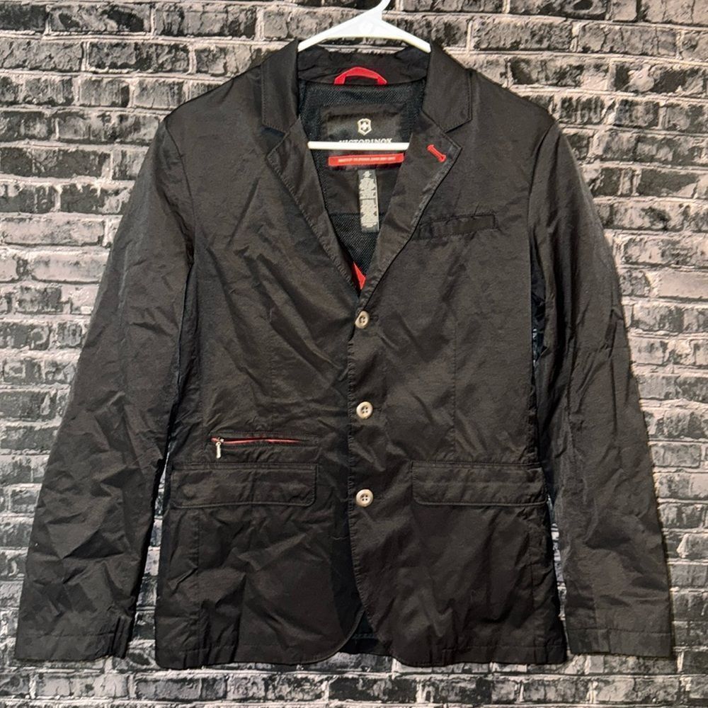 Victorinox Black Blazer Jacker size 46FR/Small
